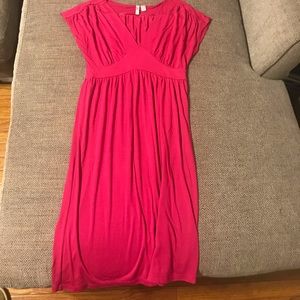 2/$20 - Old Navy pink empire dress GUC size small